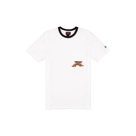 Stranger Things Demogorgon Pocket T-Shirt - New Era Cap