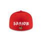 Savior Worldwide x Toronto Raptors Red 59FIFTY Fitted Hat