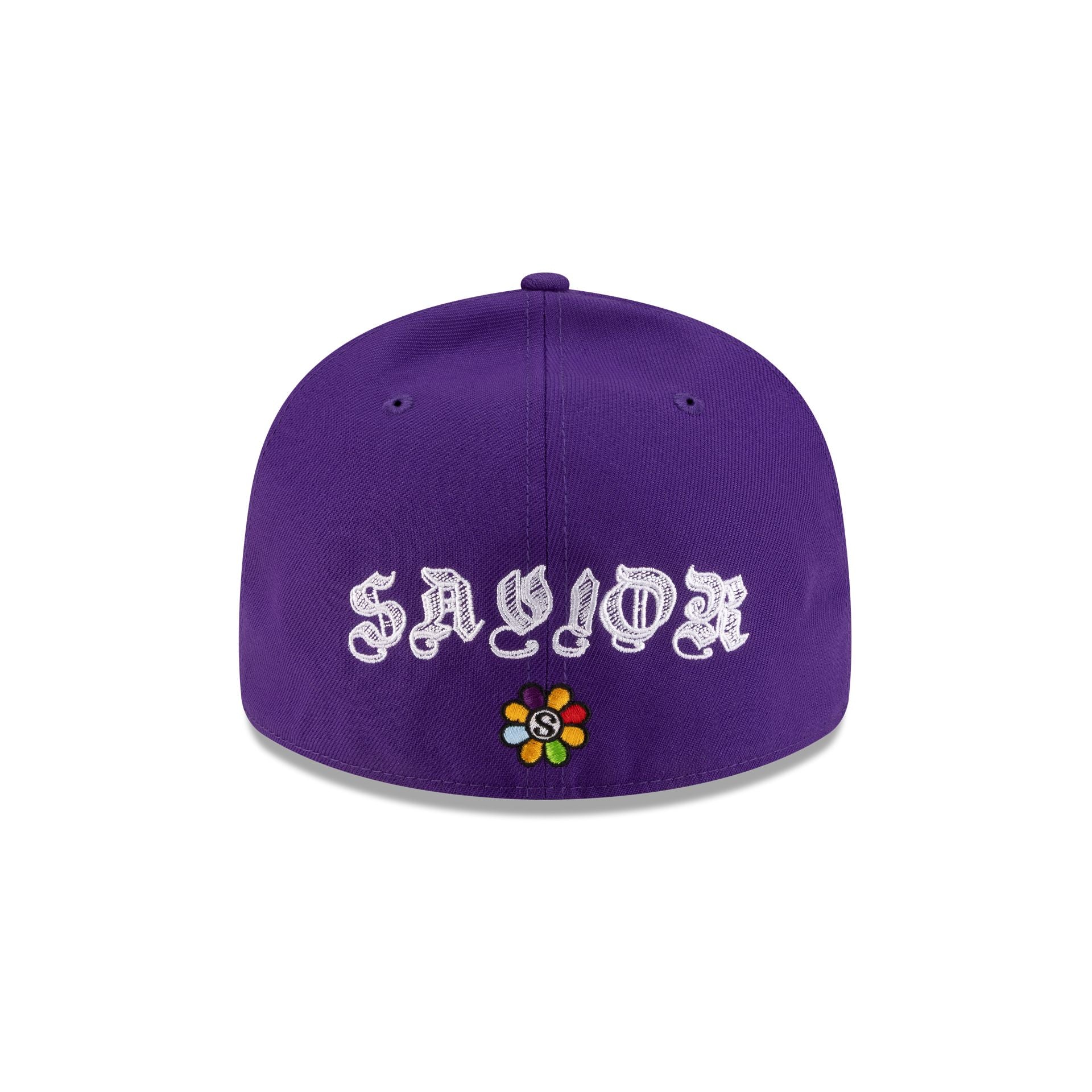 Savior Worldwide x Los Angeles Lakers Purple 59FIFTY Fitted Hat