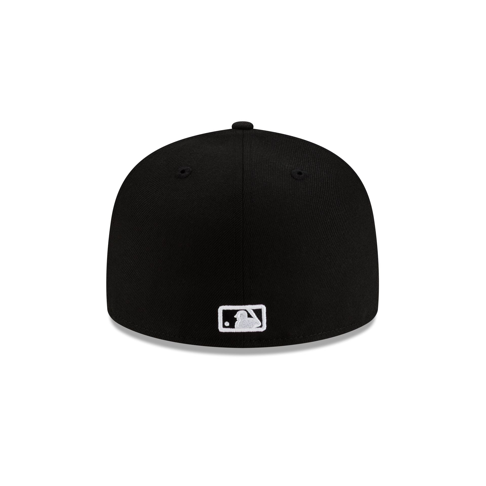 San Diego Padres Basic Black & White 59FIFTY Fitted Hat