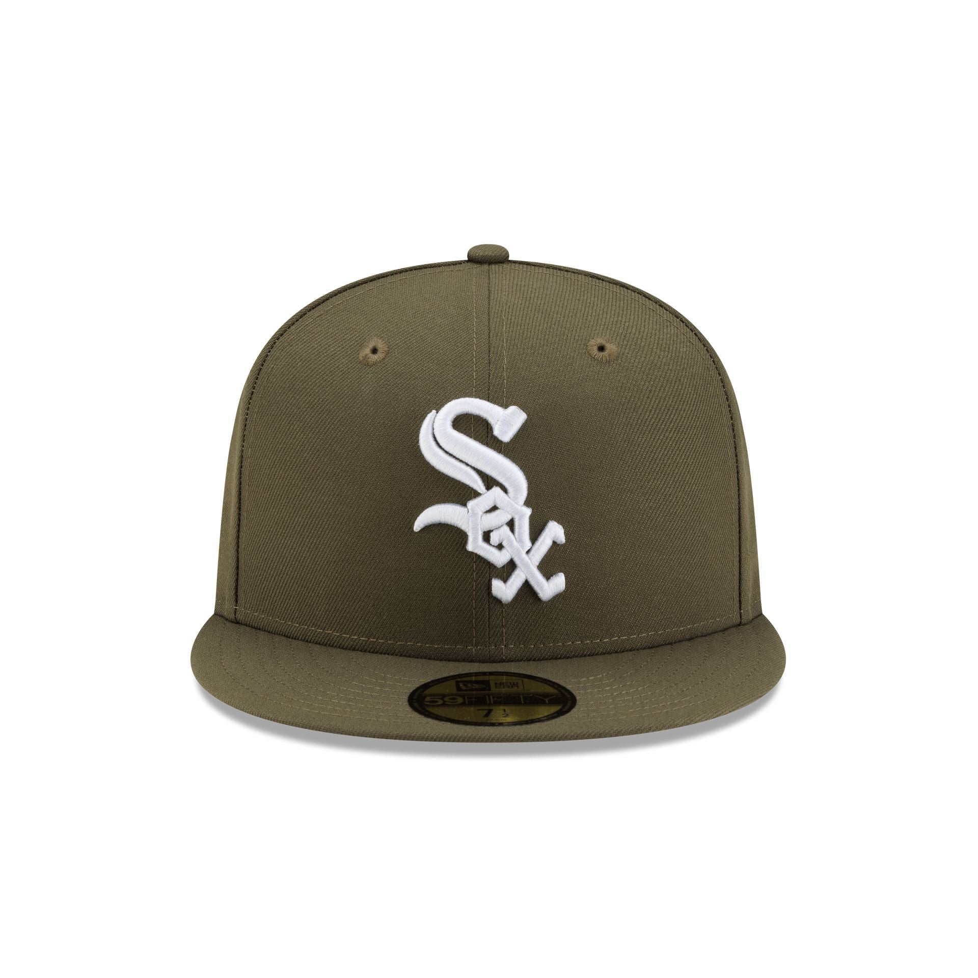 Chicago White Sox Basic Olive Green 59FIFTY Fitted Hat