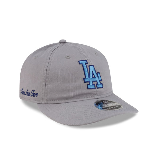 Aimé Leon Dore Los Angeles Dodgers Gray Retro Crown 9FIFTY Strapback Hat - New Era Cap
