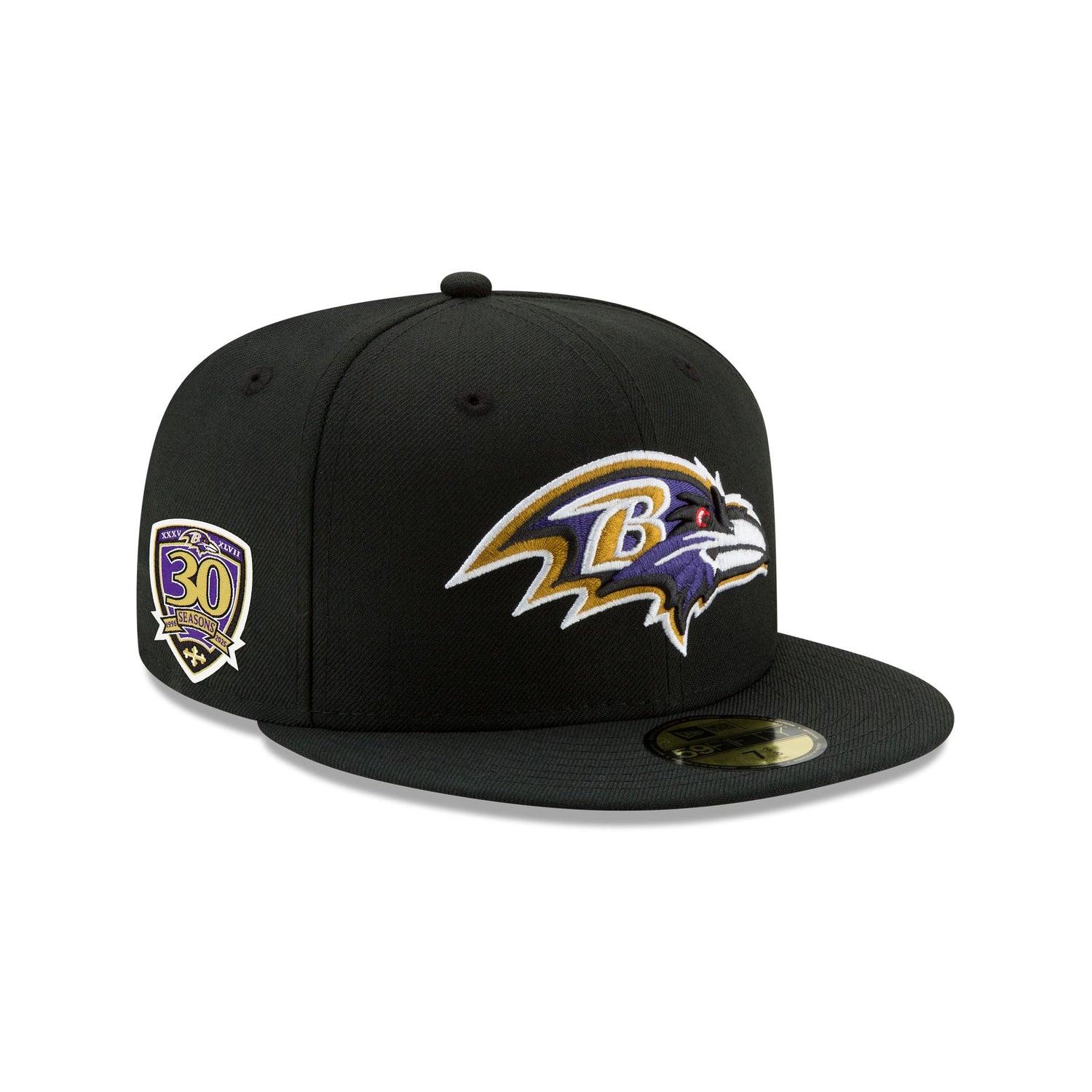 Baltimore Ravens 30th Anniversary 59FIFTY Fitted Hat