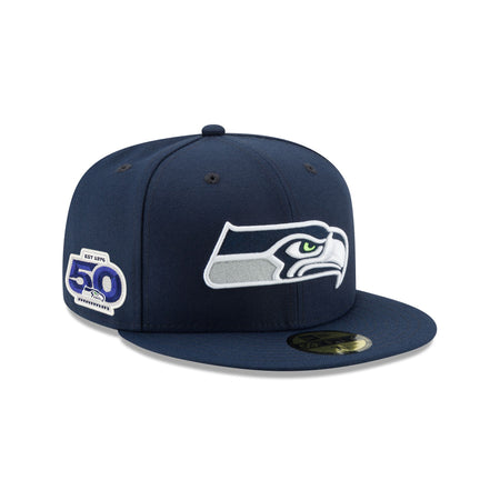 Seattle Seahawks 50th Anniversary 59FIFTY Fitted Hat