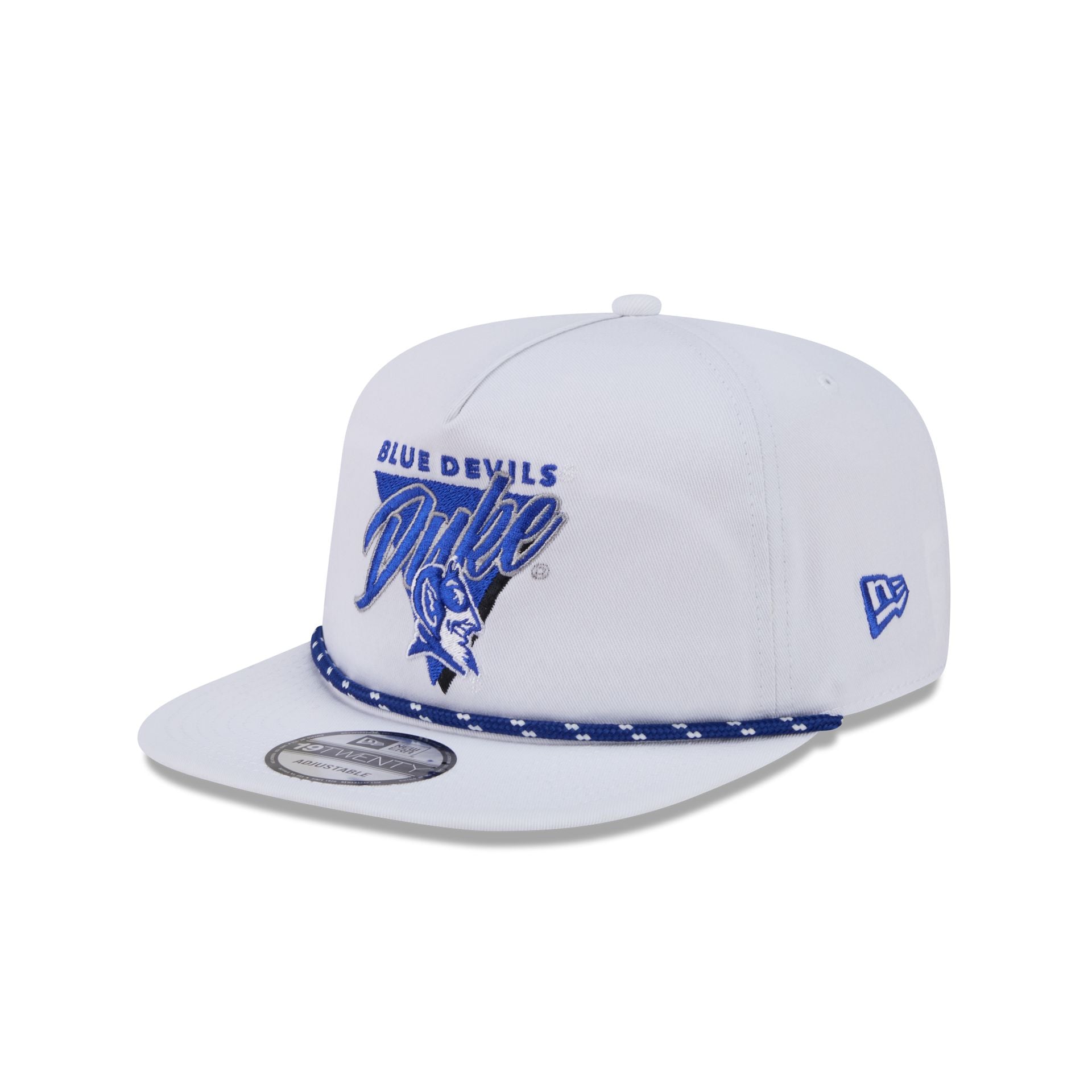 Duke Blue Devils Collegiate White 19TWENTY Snapback Hat