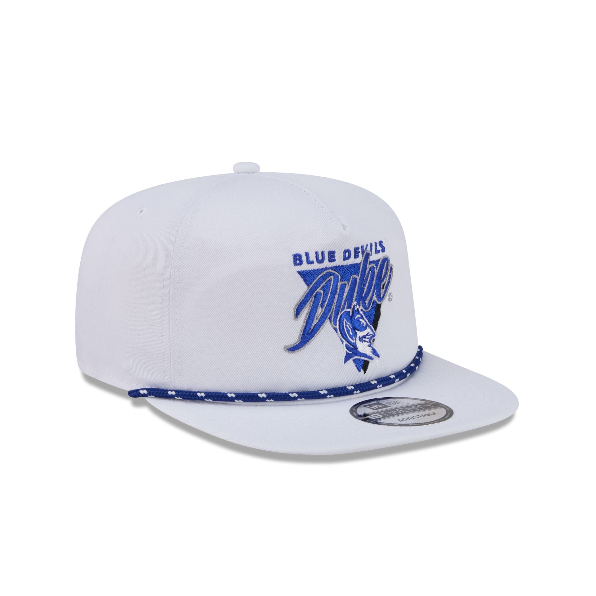 Duke Blue Devils Collegiate White 19TWENTY Snapback Hat
