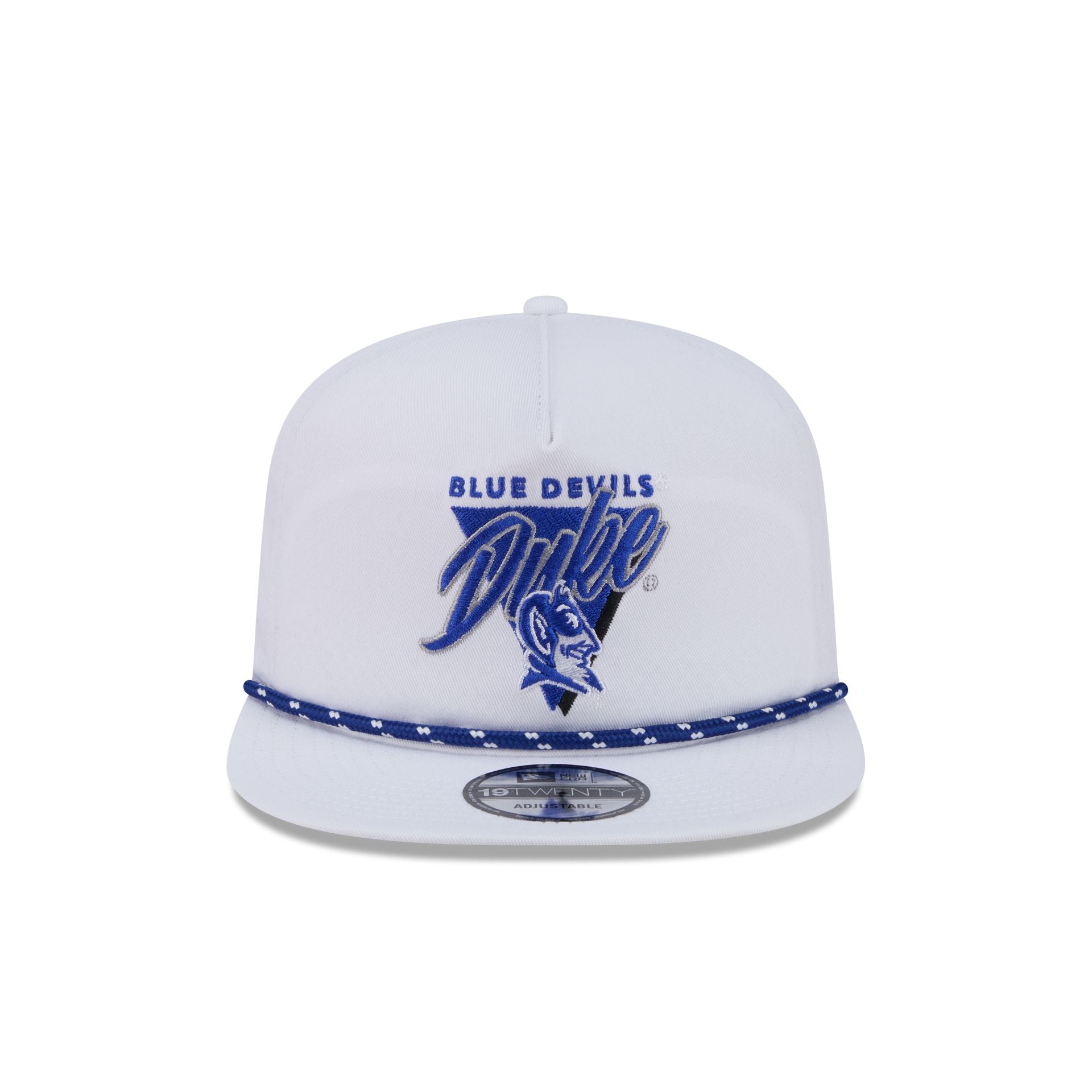 Duke Blue Devils Collegiate White 19TWENTY Snapback Hat