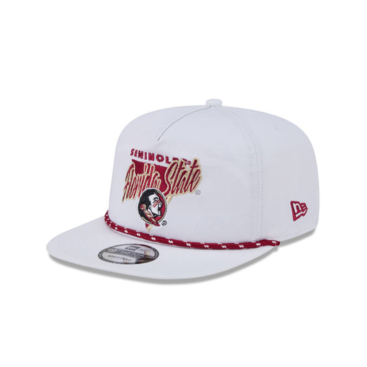 Florida State Seminoles Collegiate White 19TWENTY Snapback Hat - New Era Cap