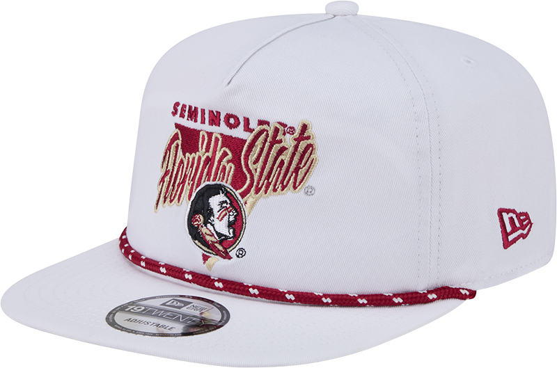 Florida State Seminoles Collegiate White 19TWENTY Snapback Hat