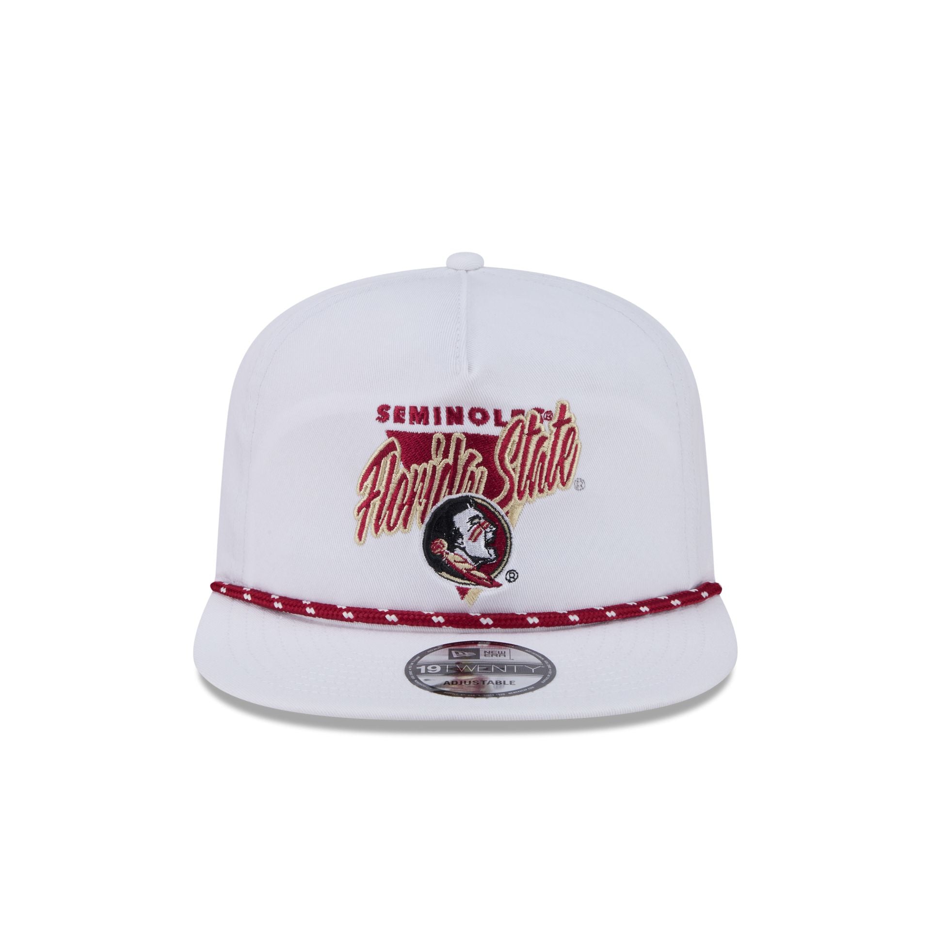 Florida State Seminoles Collegiate White 19TWENTY Snapback Hat