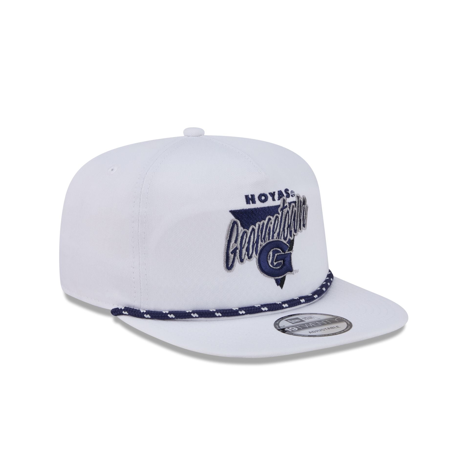 Georgetown Hoyas Collegiate White 19TWENTY Snapback Hat