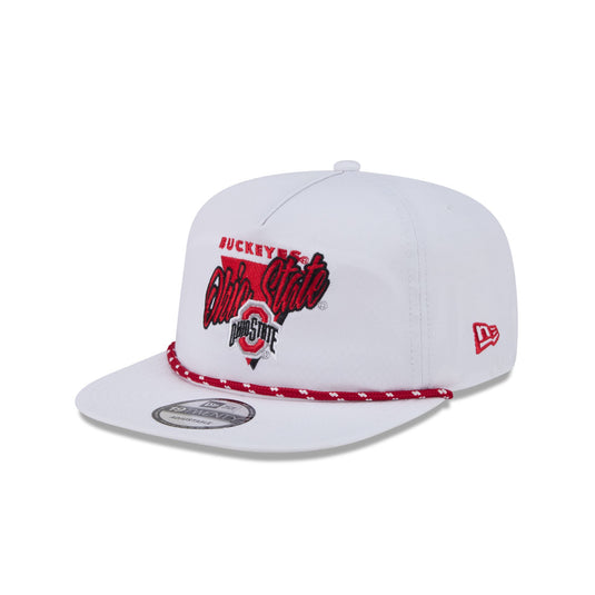 Ohio State Buckeyes Collegiate White 19TWENTY Snapback Hat - New Era Cap