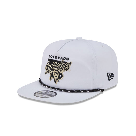 Colorado Buffaloes Collegiate White 19TWENTY Snapback Hat - New Era Cap
