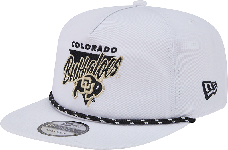 Colorado Buffaloes Collegiate White 19TWENTY Snapback Hat