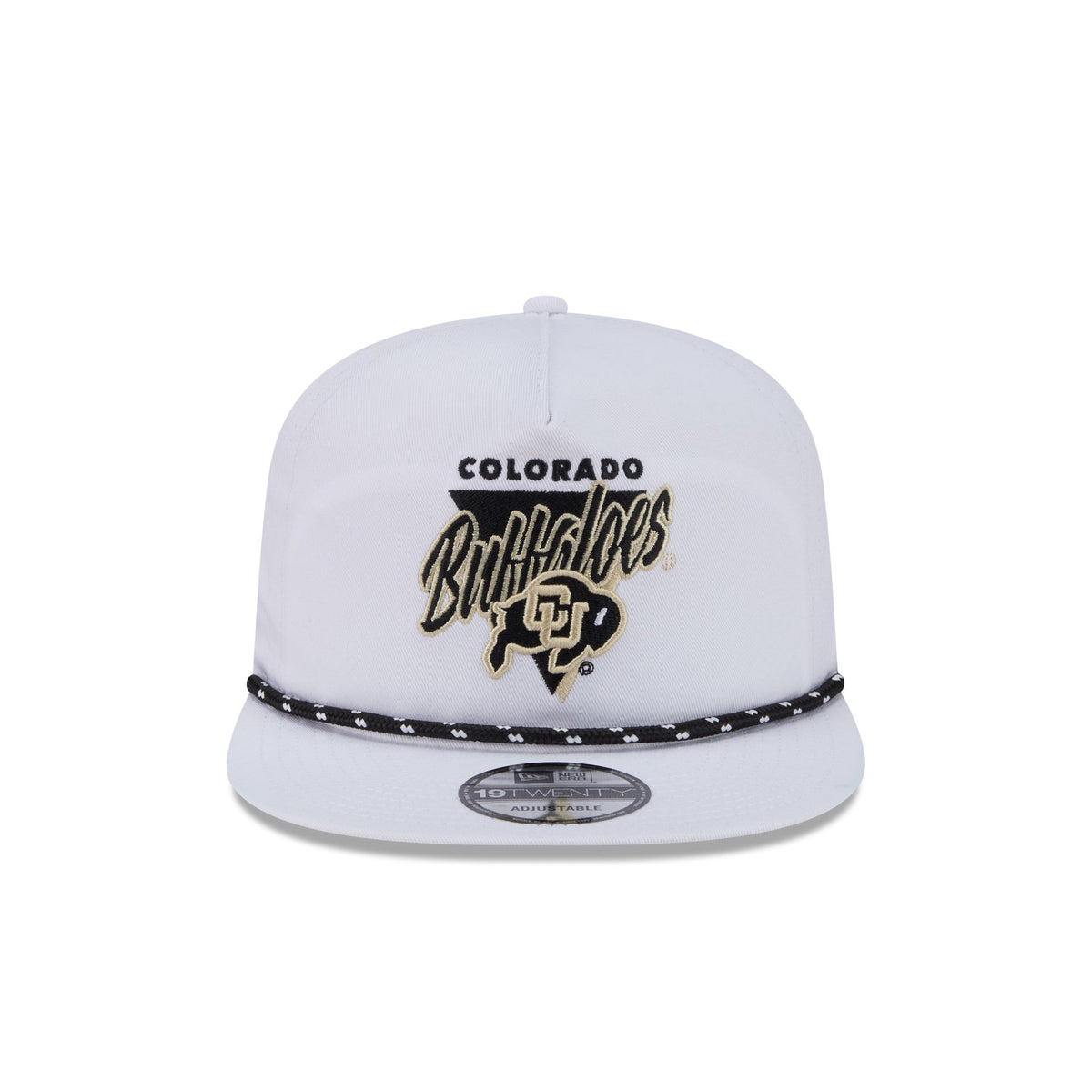 Colorado Buffaloes Collegiate White 19TWENTY Snapback Hat