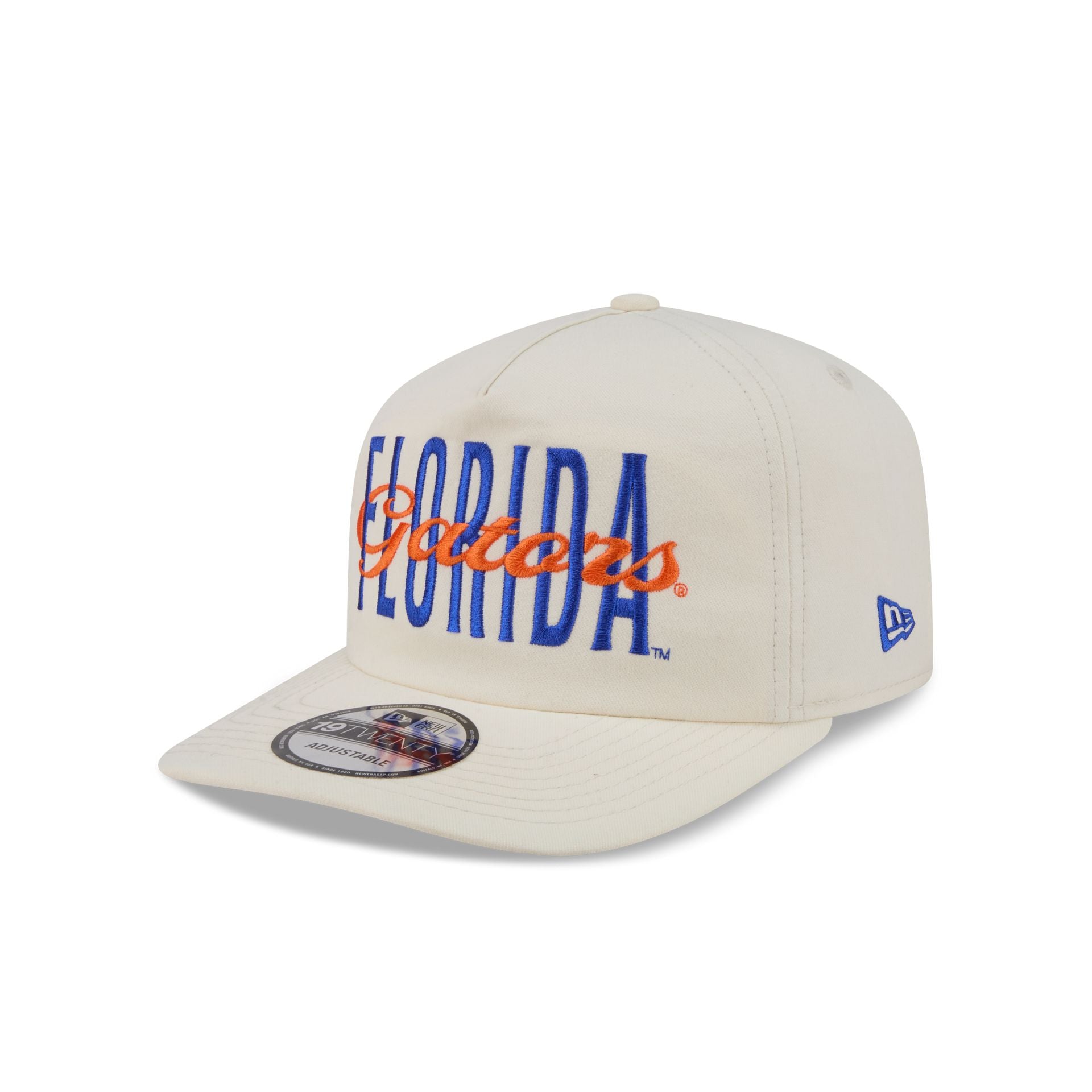 Florida Gators Collegiate Script Ivory 19TWENTY Snapback Hat