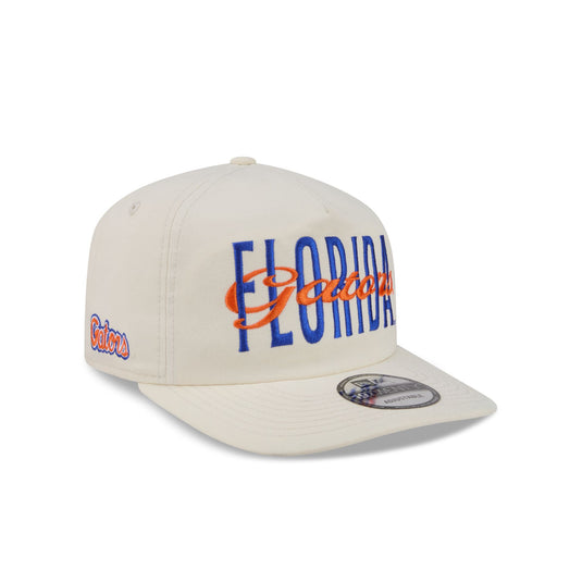 Florida Gators Collegiate Script Ivory 19TWENTY Snapback Hat - New Era Cap
