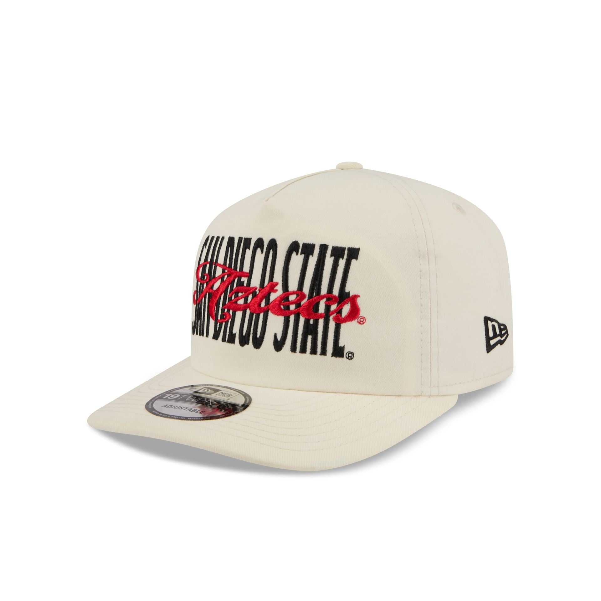 San Diego State Aztecs Collegiate Script Ivory 19TWENTY Snapback Hat
