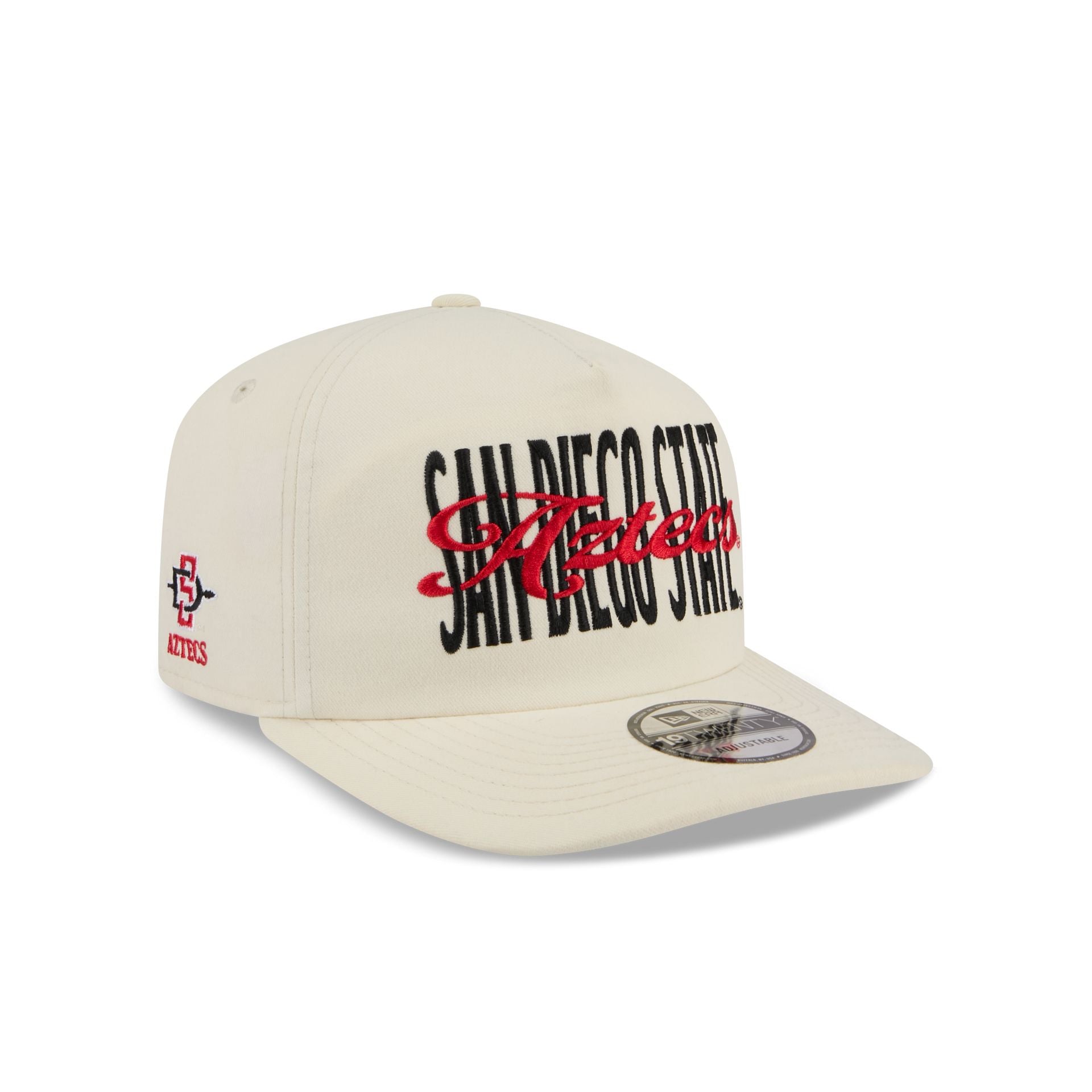 San Diego State Aztecs Collegiate Script Ivory 19TWENTY Snapback Hat