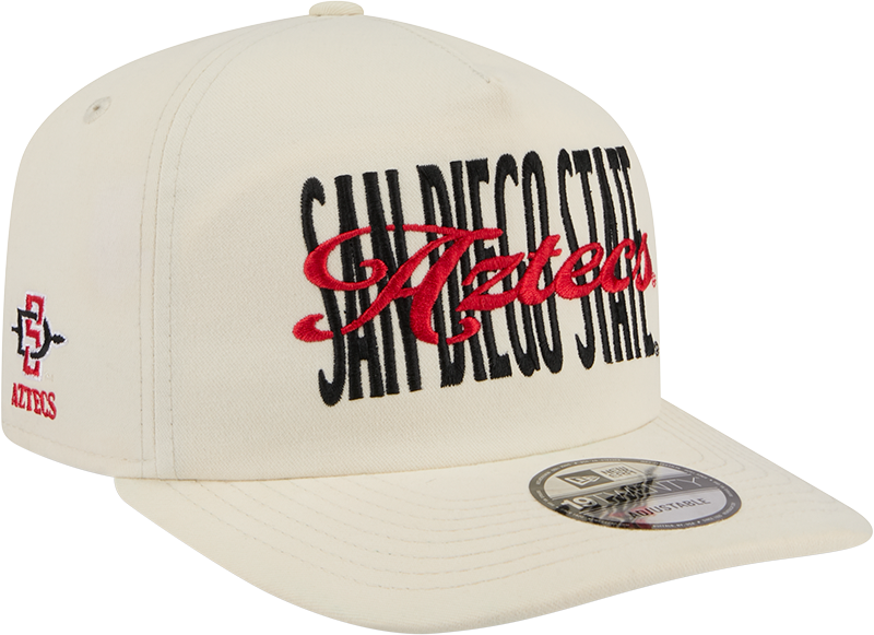San Diego State Aztecs Collegiate Script Ivory 19TWENTY Snapback Hat