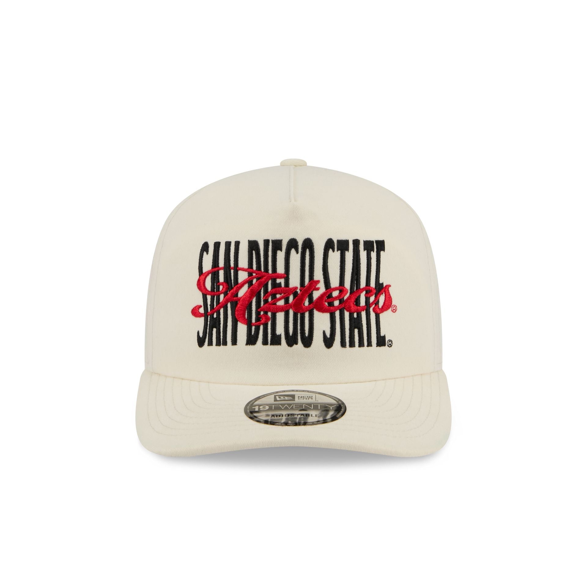 San Diego State Aztecs Collegiate Script Ivory 19TWENTY Snapback Hat