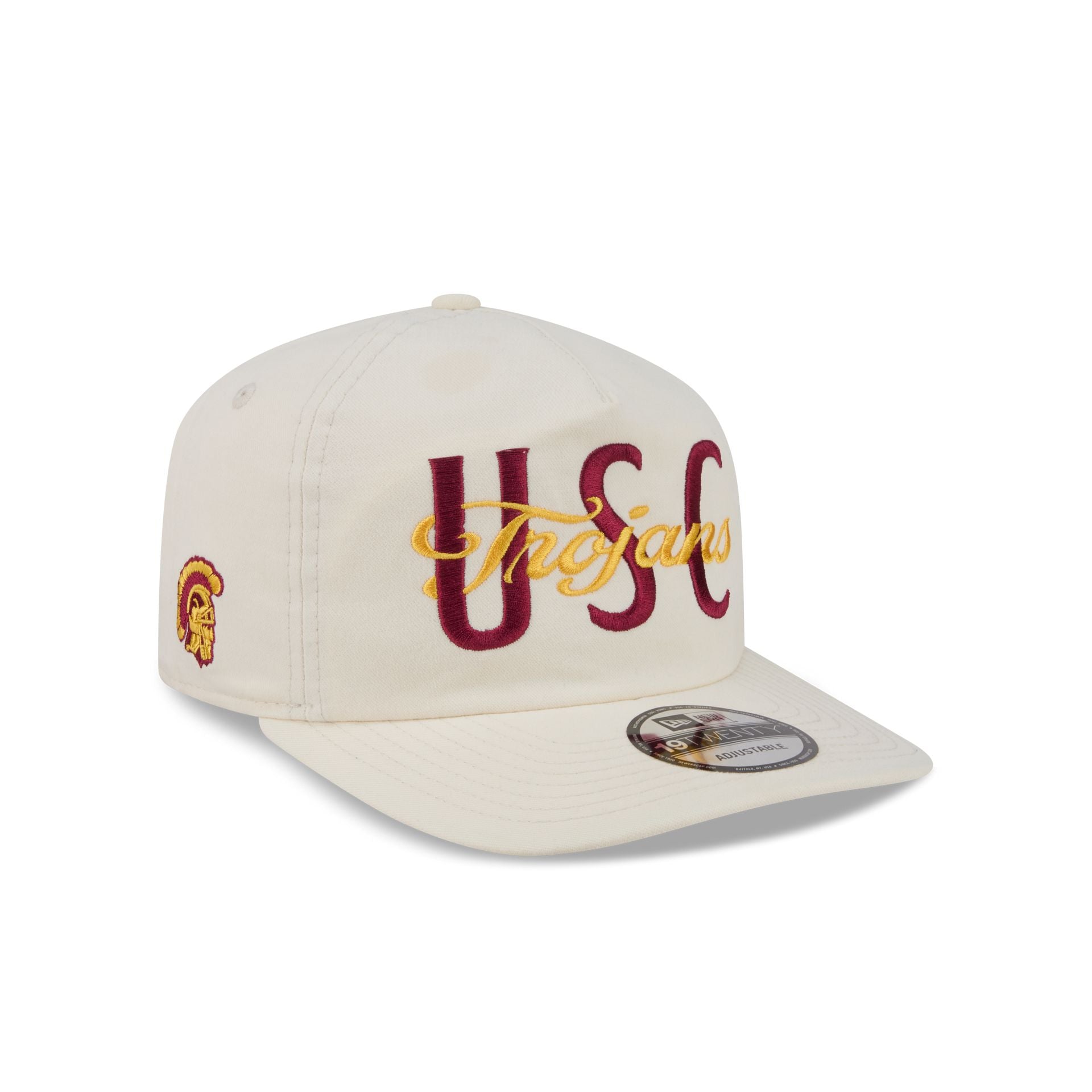 USC Trojans Collegiate Script Ivory 19TWENTY Snapback Hat