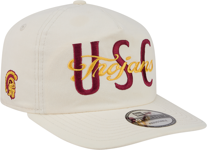 USC Trojans Collegiate Script Ivory 19TWENTY Snapback Hat