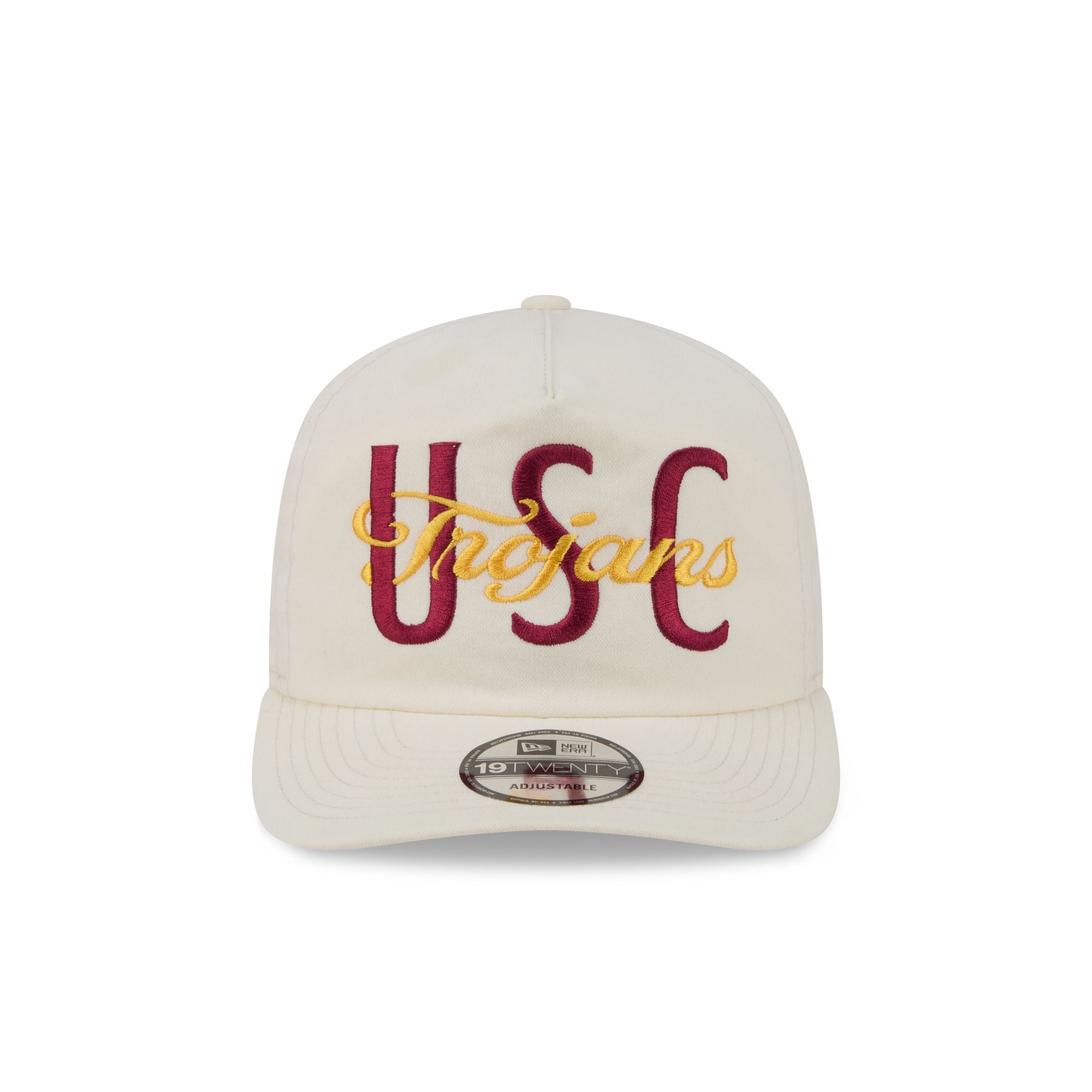 USC Trojans Collegiate Script Ivory 19TWENTY Snapback Hat