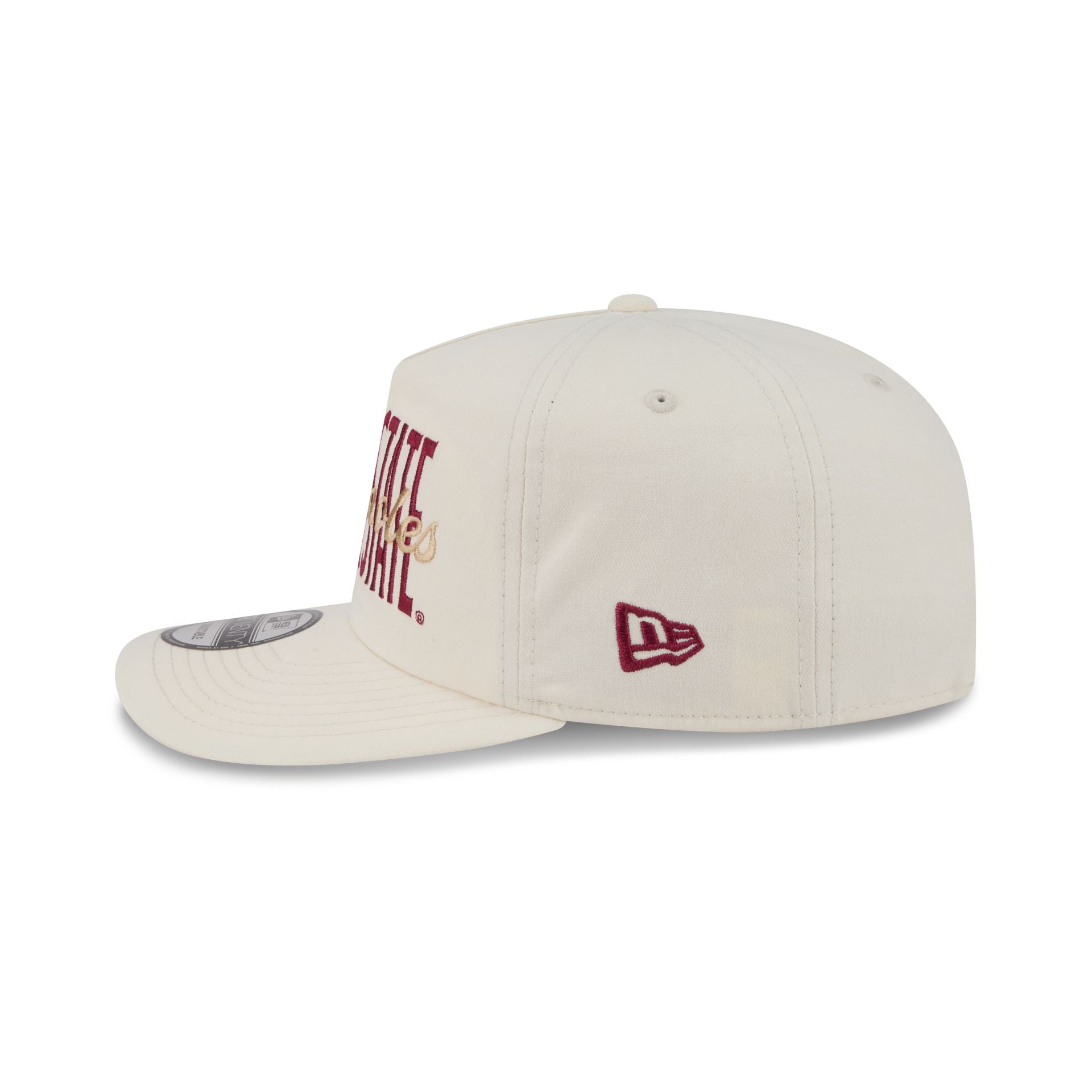 Florida State Seminoles Collegiate Script Ivory 19TWENTY Snapback Hat
