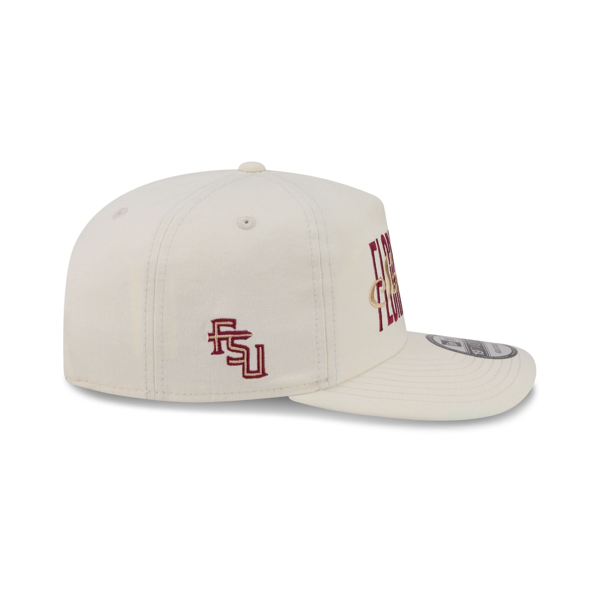 Florida State Seminoles Collegiate Script Ivory 19TWENTY Snapback Hat