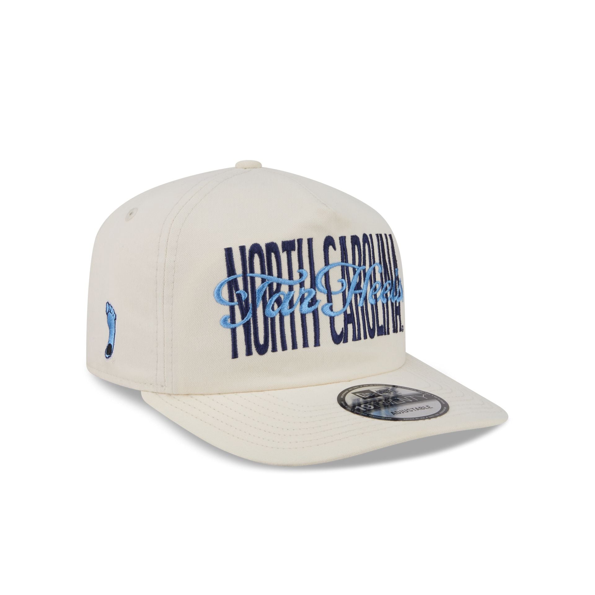 North Carolina Tar Heels Collegiate Script Ivory 19TWENTY Snapback Hat