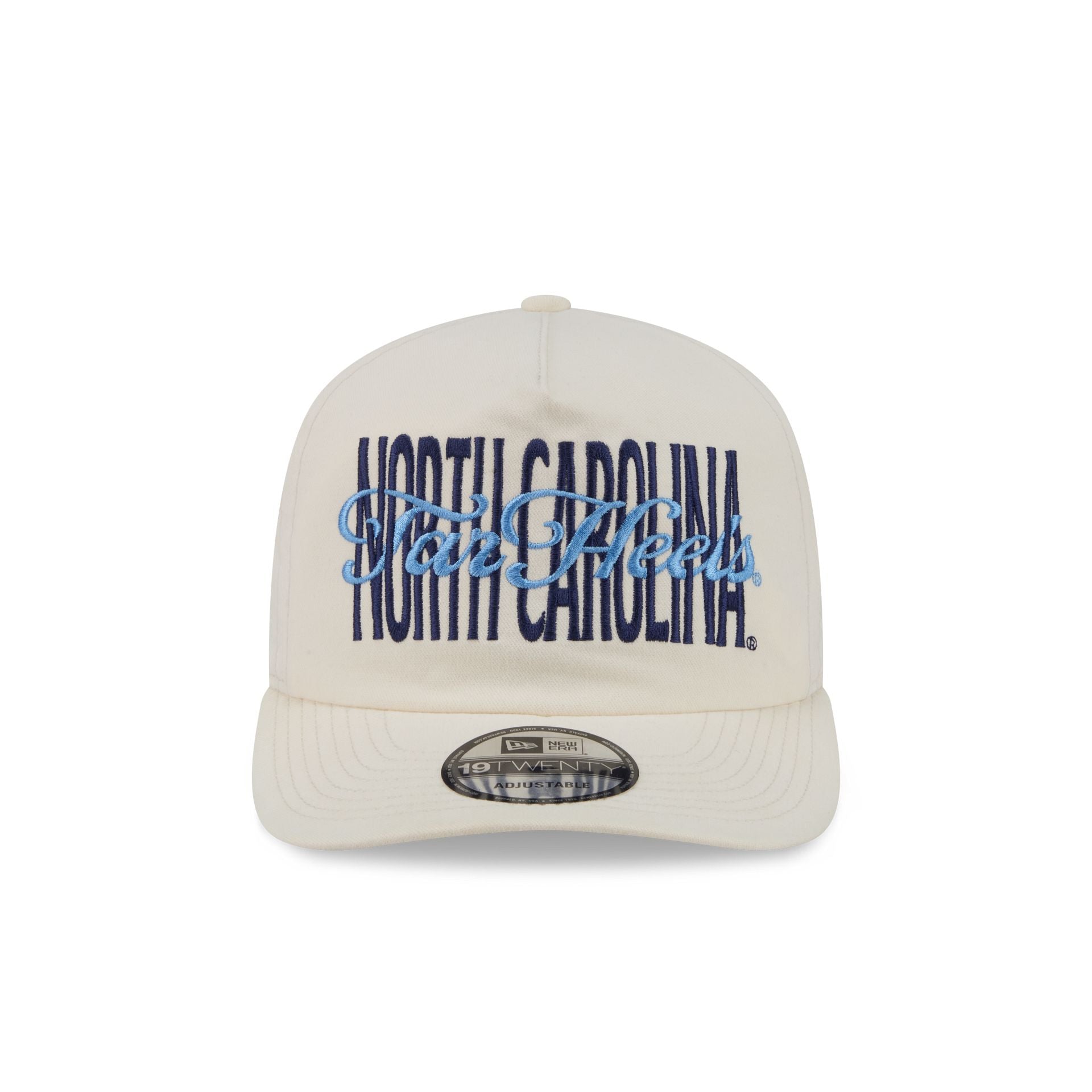 North Carolina Tar Heels Collegiate Script Ivory 19TWENTY Snapback Hat