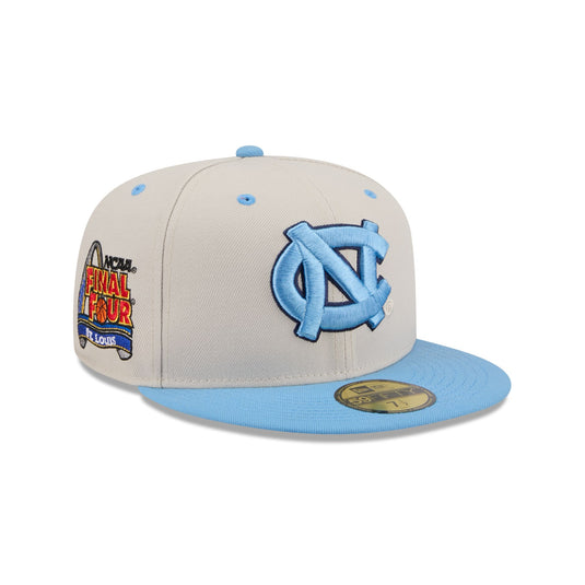 North Carolina Tar Heels Collegiate Two-Tone Chrome 59FIFTY Fitted Hat - New Era Cap