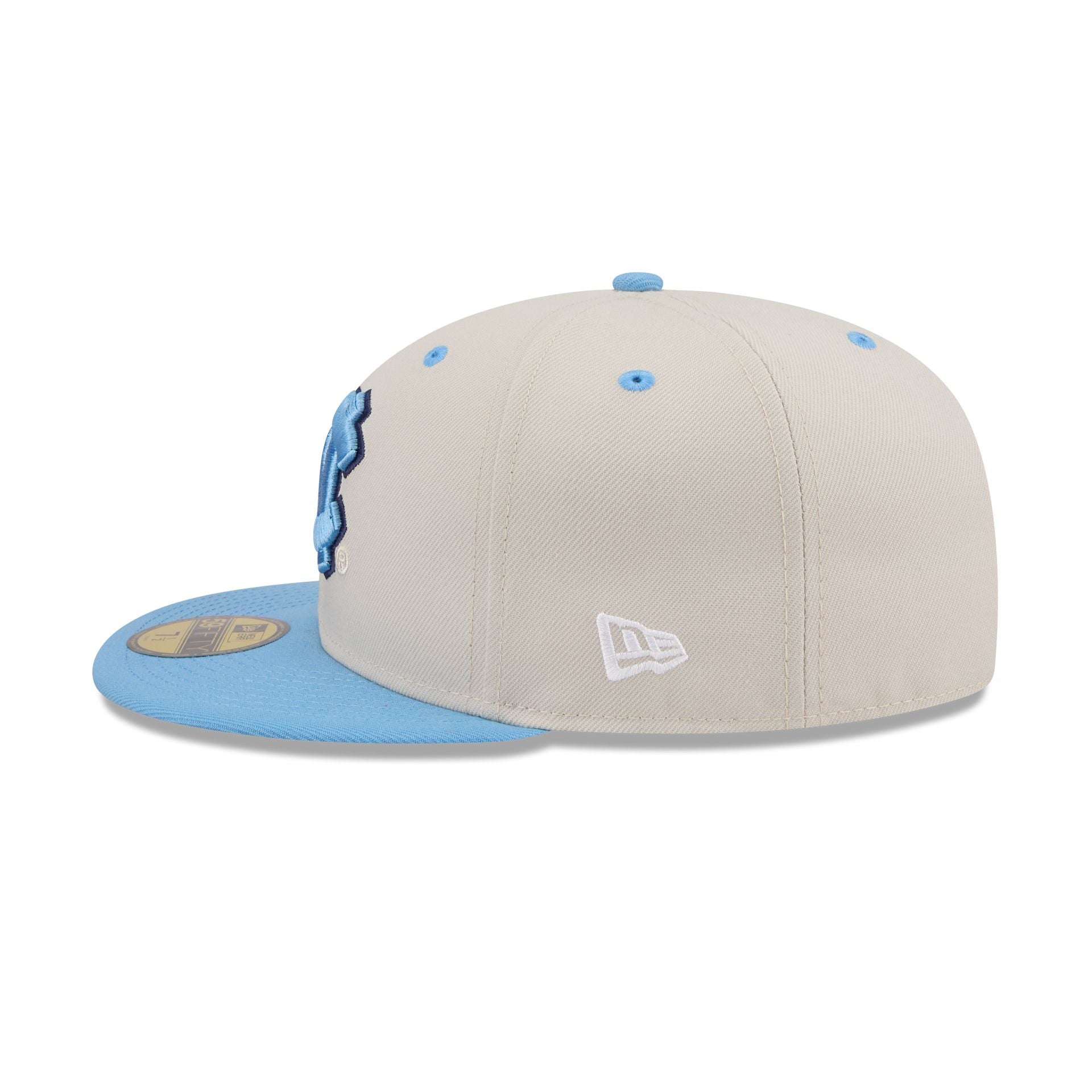 North Carolina Tar Heels Collegiate Two-Tone Chrome 59FIFTY Fitted Hat
