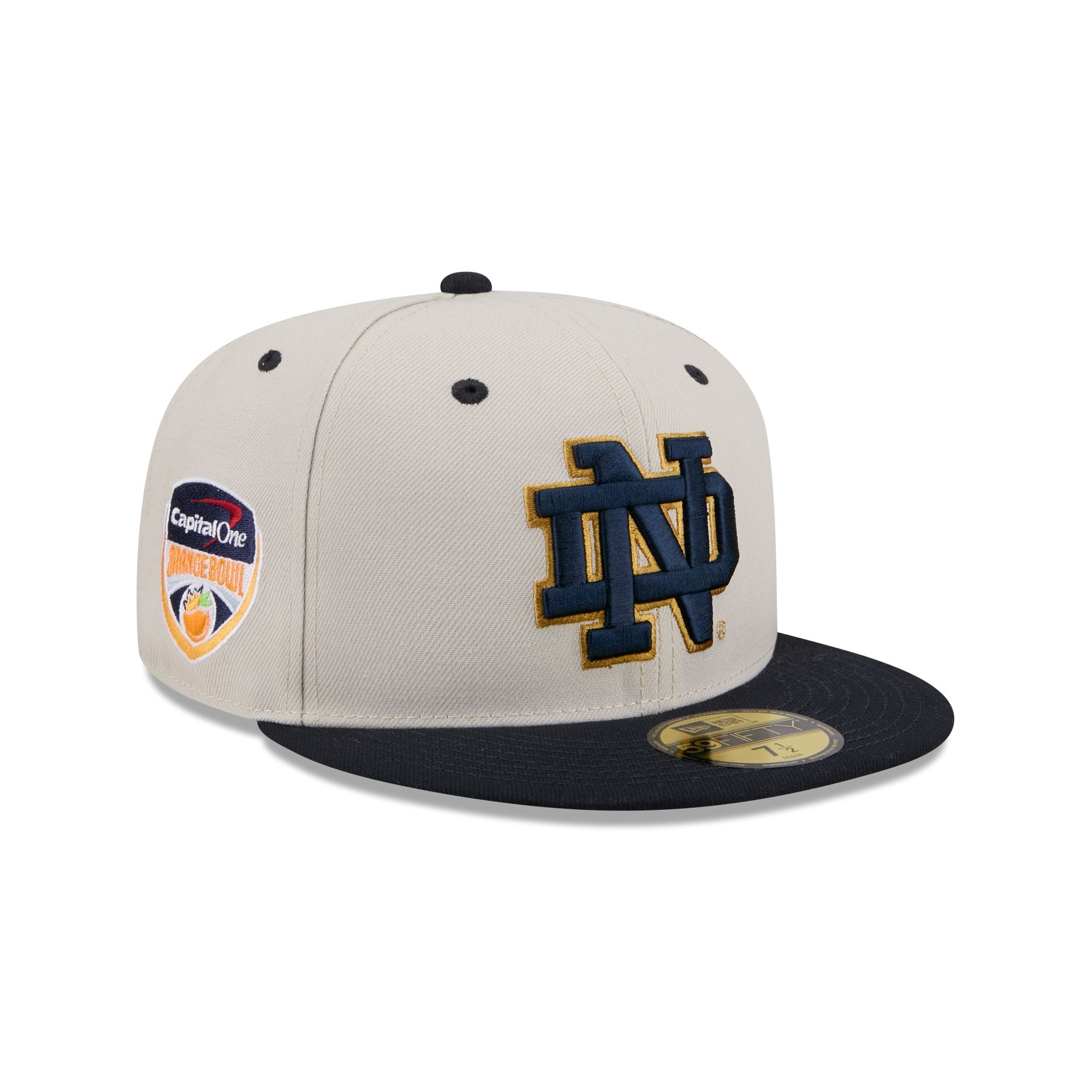 Notre Dame Fighting Irish Collegiate Two-Tone Chrome 59FIFTY Fitted Hat