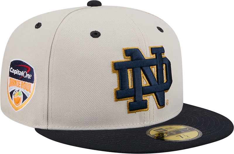Notre Dame Fighting Irish Collegiate Two-Tone Chrome 59FIFTY Fitted Hat