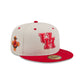 Houston Cougars Collegiate Two-Tone Chrome 59FIFTY Fitted Hat