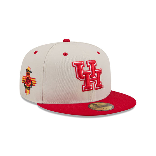 Houston Cougars Collegiate Two-Tone Chrome 59FIFTY Fitted Hat - New Era Cap