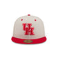 Houston Cougars Collegiate Two-Tone Chrome 59FIFTY Fitted Hat