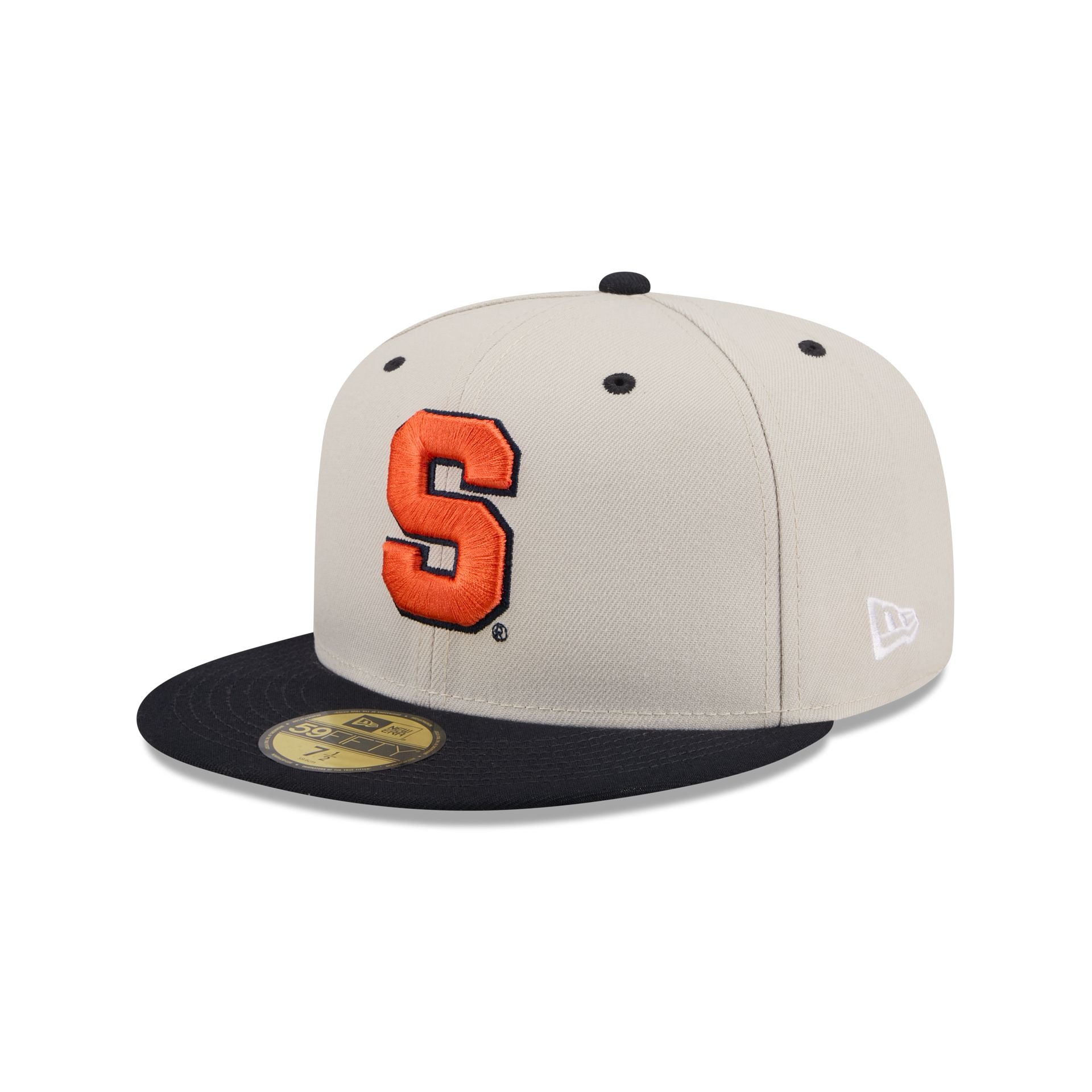 Syracuse Orange Collegiate Two-Tone Chrome 59FIFTY Fitted Hat