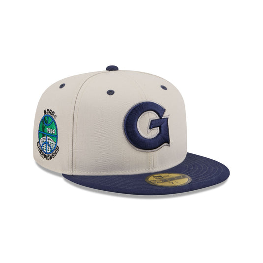 Georgetown Hoyas Collegiate Two-Tone Chrome 59FIFTY Fitted Hat - New Era Cap