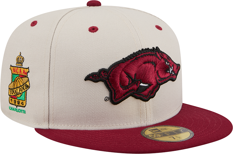 Arkansas Razorbacks Collegiate Two-Tone Chrome 59FIFTY Fitted Hat