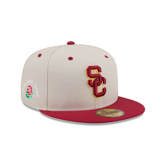 USC Trojans Collegiate Two-Tone Chrome 59FIFTY Fitted Hat - New Era Cap