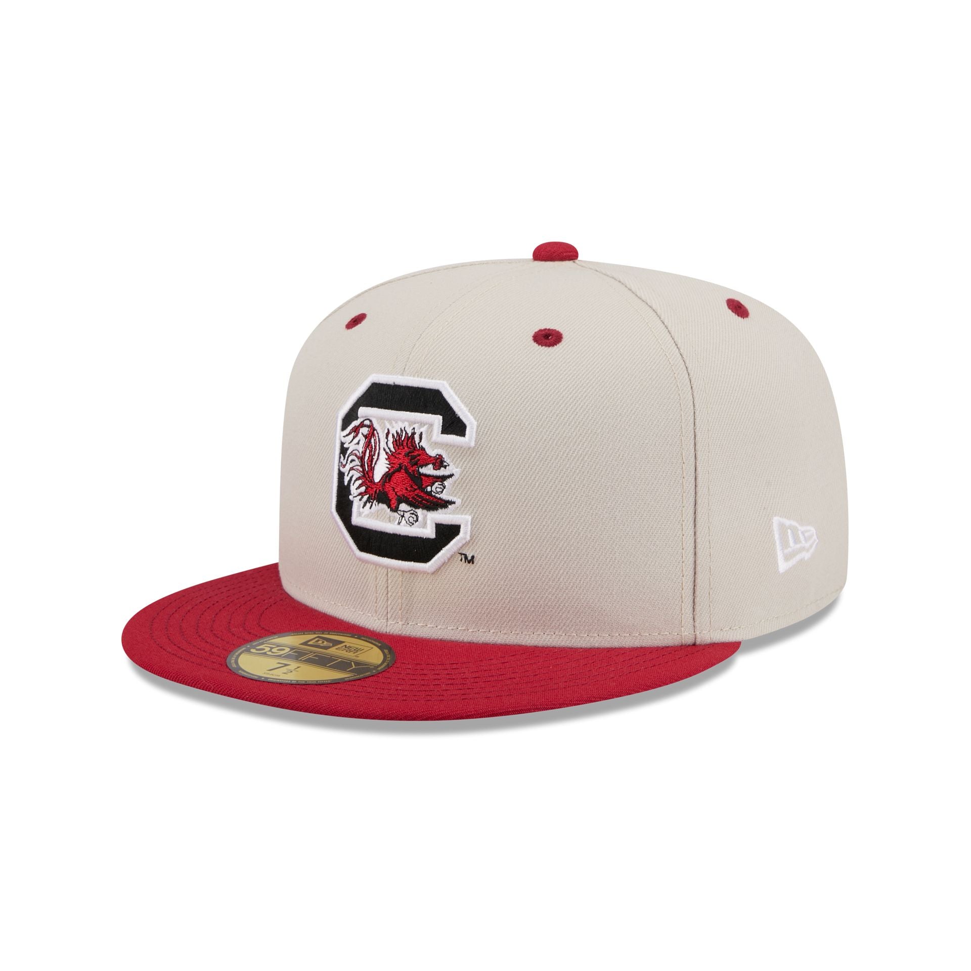 South Carolina Gamecocks Collegiate Two-Tone Chrome 59FIFTY Fitted Hat
