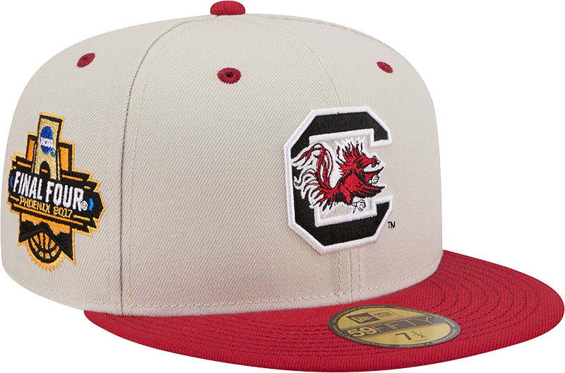 South Carolina Gamecocks Collegiate Two-Tone Chrome 59FIFTY Fitted Hat