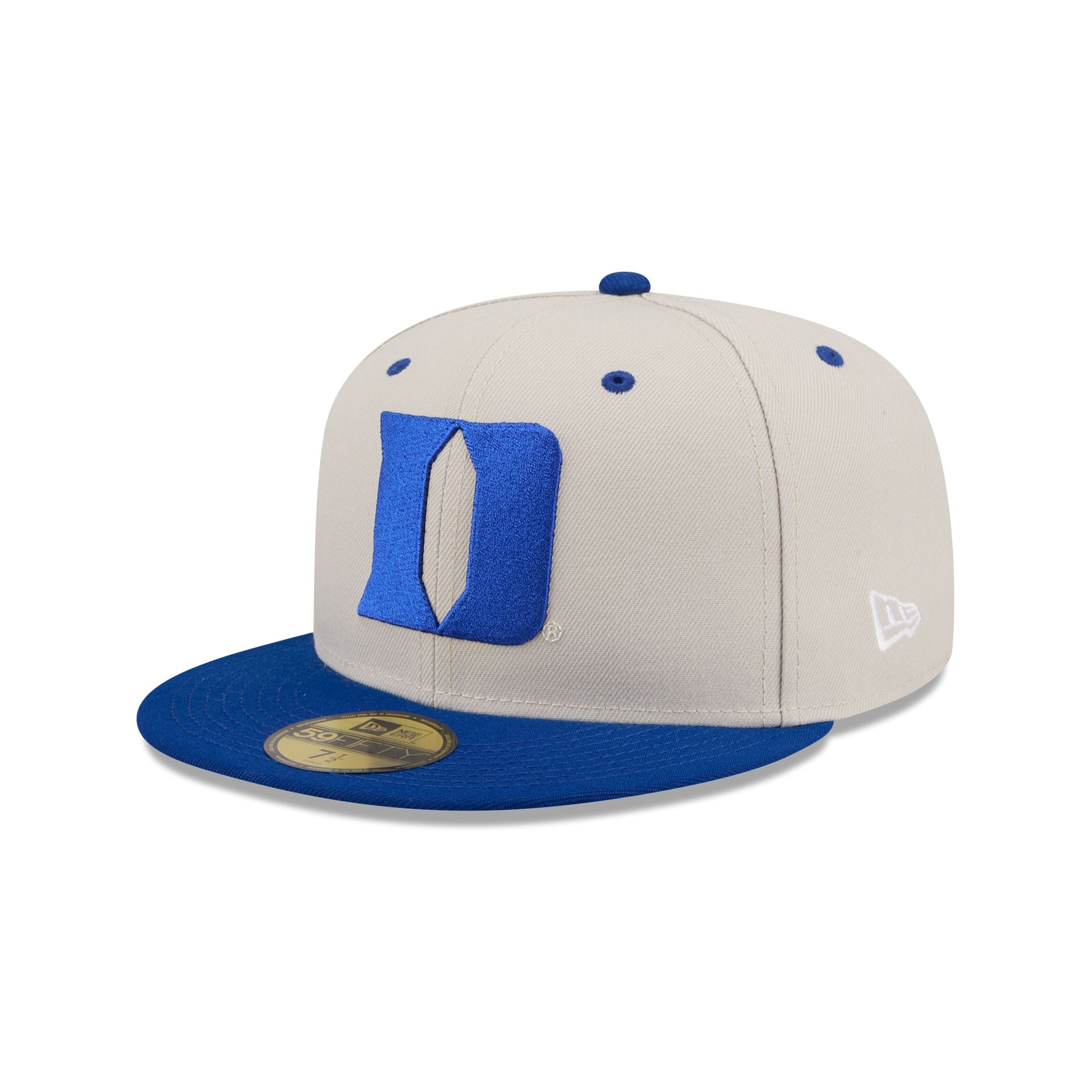 Duke Blue Devils Collegiate Two-Tone Chrome 59FIFTY Fitted Hat