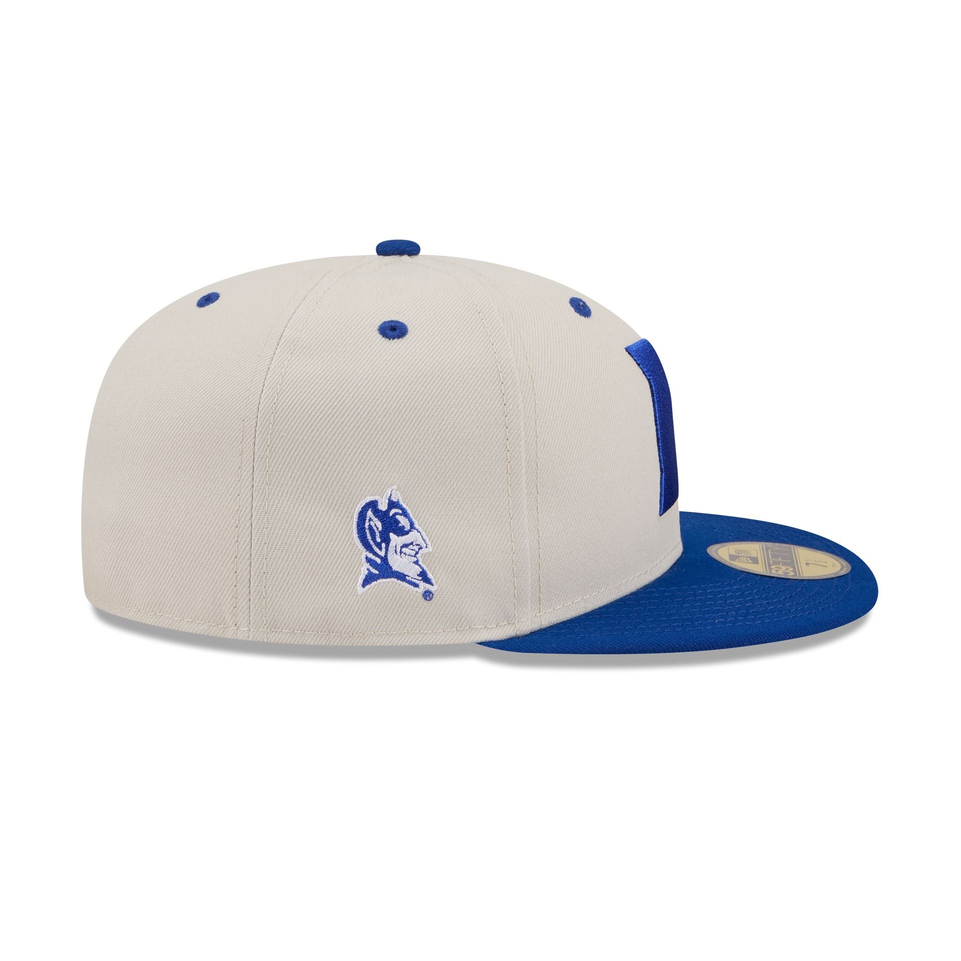 Duke Blue Devils Collegiate Two-Tone Chrome 59FIFTY Fitted Hat