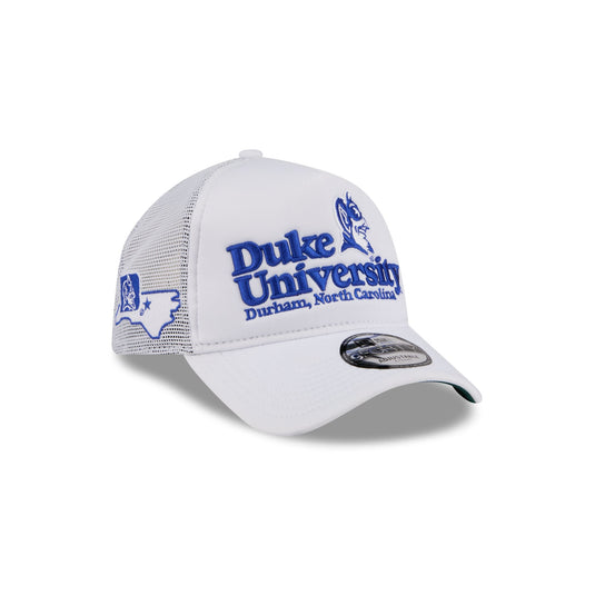 Duke Blue Devils Collegiate City, State 9FORTY A-Frame Trucker Hat - New Era Cap