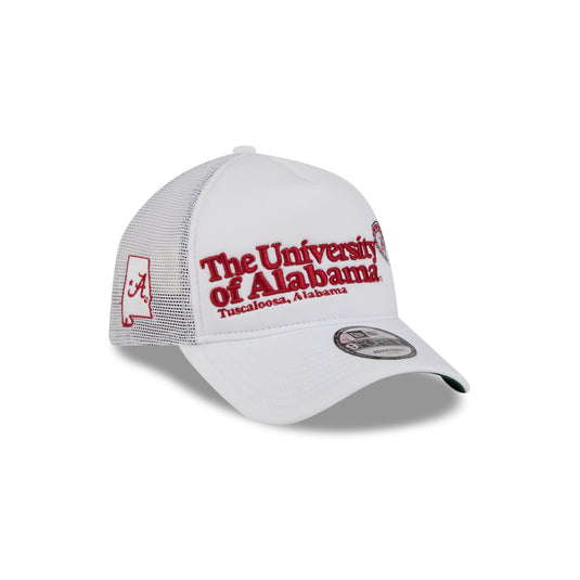 Alabama Crimson Tide Collegiate City, State 9FORTY A-Frame Trucker Hat - New Era Cap