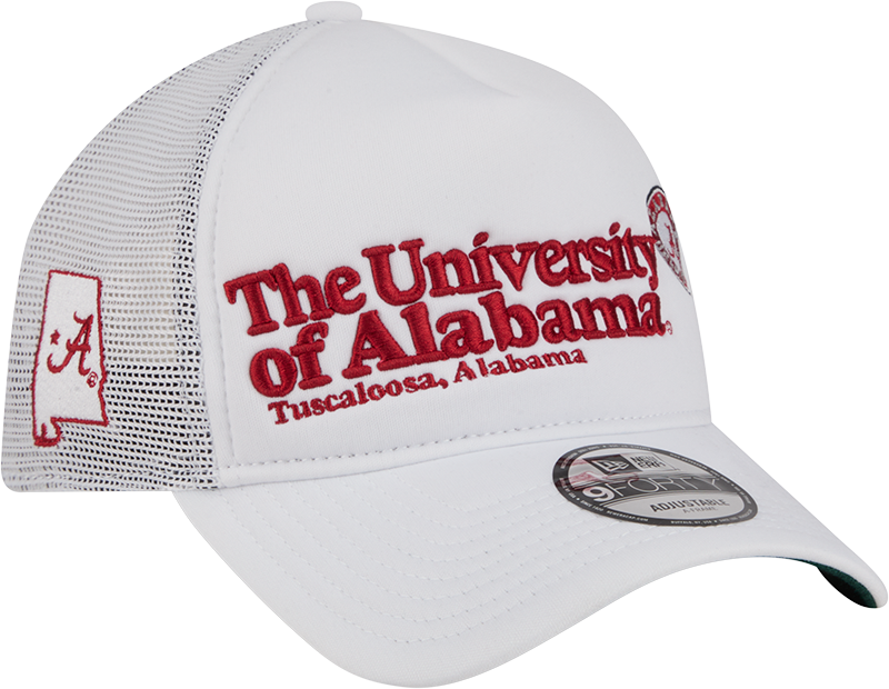 Alabama Crimson Tide Collegiate City, State 9FORTY A-Frame Trucker Hat